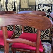 Suite of 6 english mahogany chairs 19th restored