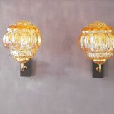 Pair of dlg Helena Tynell wall lights 70s