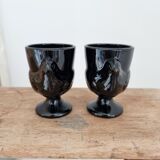 Vintage black shell duo