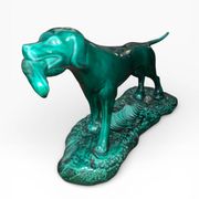 Sculpture Hunting Dog for Duck - Art Deco - J. MIGNOT - Saint-Clément