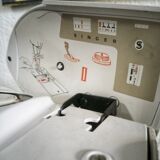 Vintage sewing machine console