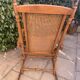 Fauteuil à bascule pliant vintage