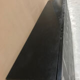 Brutalist black oak sideboard