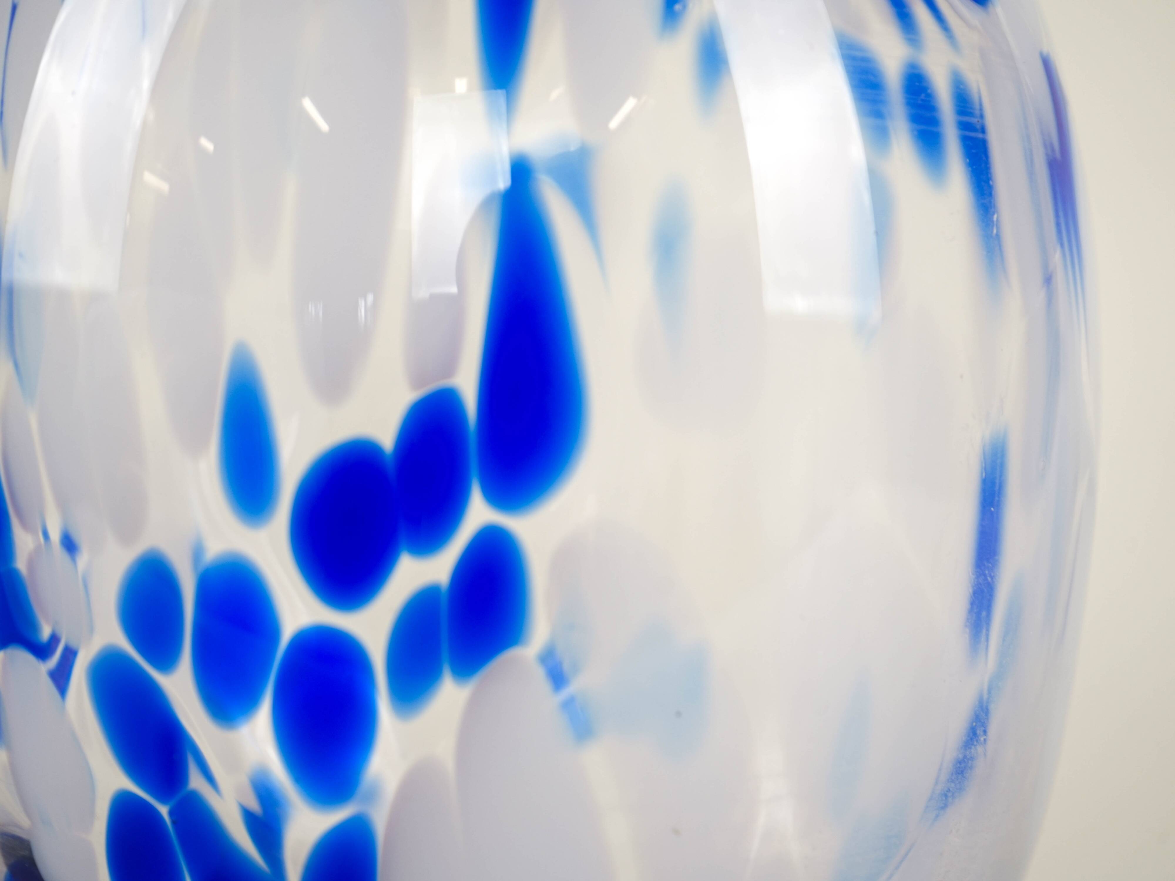 Vase en verre, design danois, années 1960, fabriqué au Danemark