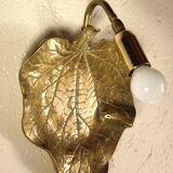 Brass "sheet" wall lamp