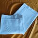 Pair of old linen & cotton pillowcases - AC monogram - never used