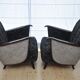 1/2 Tres beaux fauteuils originaux des années 50 ailes de chauve souris