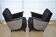 1/2 Tres beaux fauteuils originaux des années 50 ailes de chauve souris
