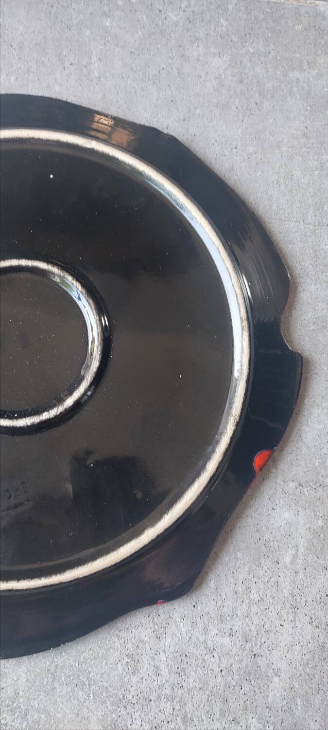 1960s ceramic dish by Vercor