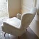 Organic wingback chairs in the 50-60s vintage armchair