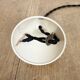 Vintage Glass Ceiling Light, 1970s