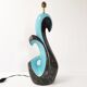 Vintage 1950 ceramic lamp foot