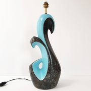 Vintage 1950 ceramic lamp foot