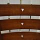 Serie de dix chaises palissandre