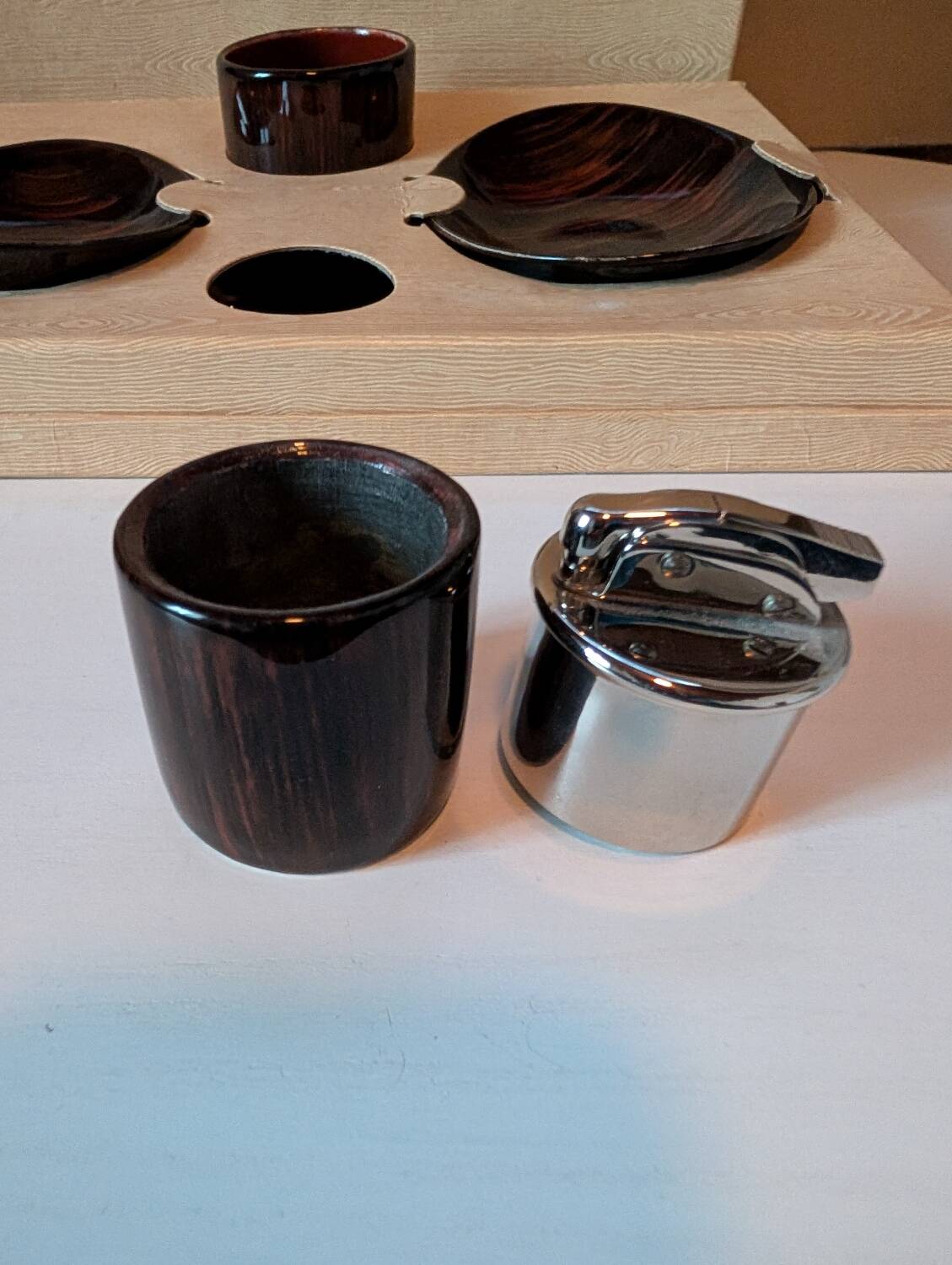 Earthenware ashtray from Salins-les-Bains