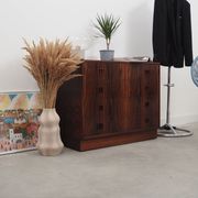 Rosewood chest of drawers, Danish design, 1960s, made by Hjørnebo