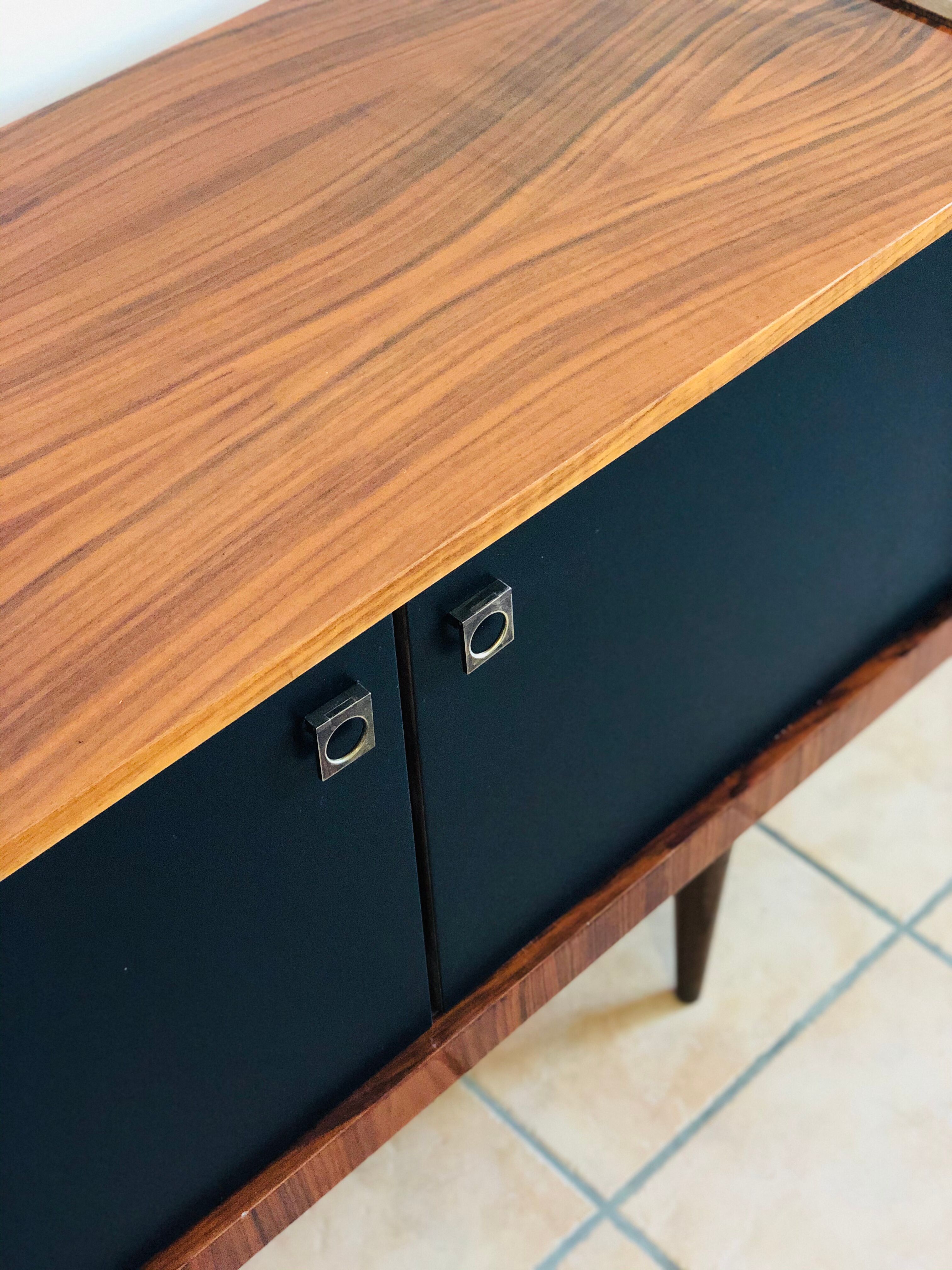 Vintage walnut sideboard 1960