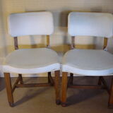 Paire de chaises art deco