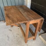 Solid wood table or console.