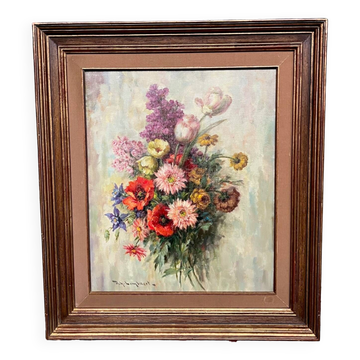 A. Lombaert. Peinture "Bouquet".