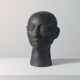 Rare buste en céramique de portrait Wunderkammer
