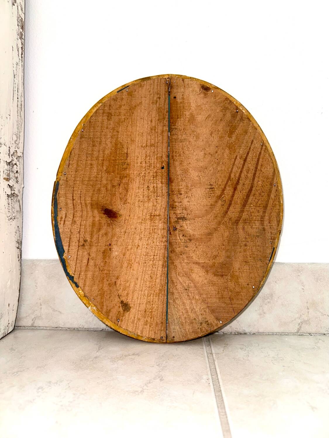 Old oval mirror early 20th century