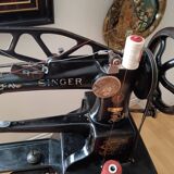 Machine a coudre singer professionnelle (cordonnier) xx siècle acier et fonte