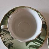 2 longwy art nouveau cups