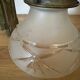 Art Deco wall lamp in metal and glass