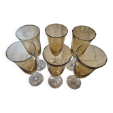 Flûtes à champagne jaunes
