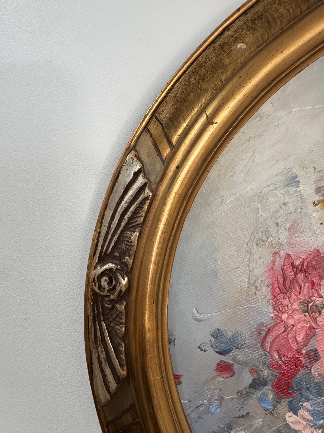 Still life with dahlias signed early 20th century