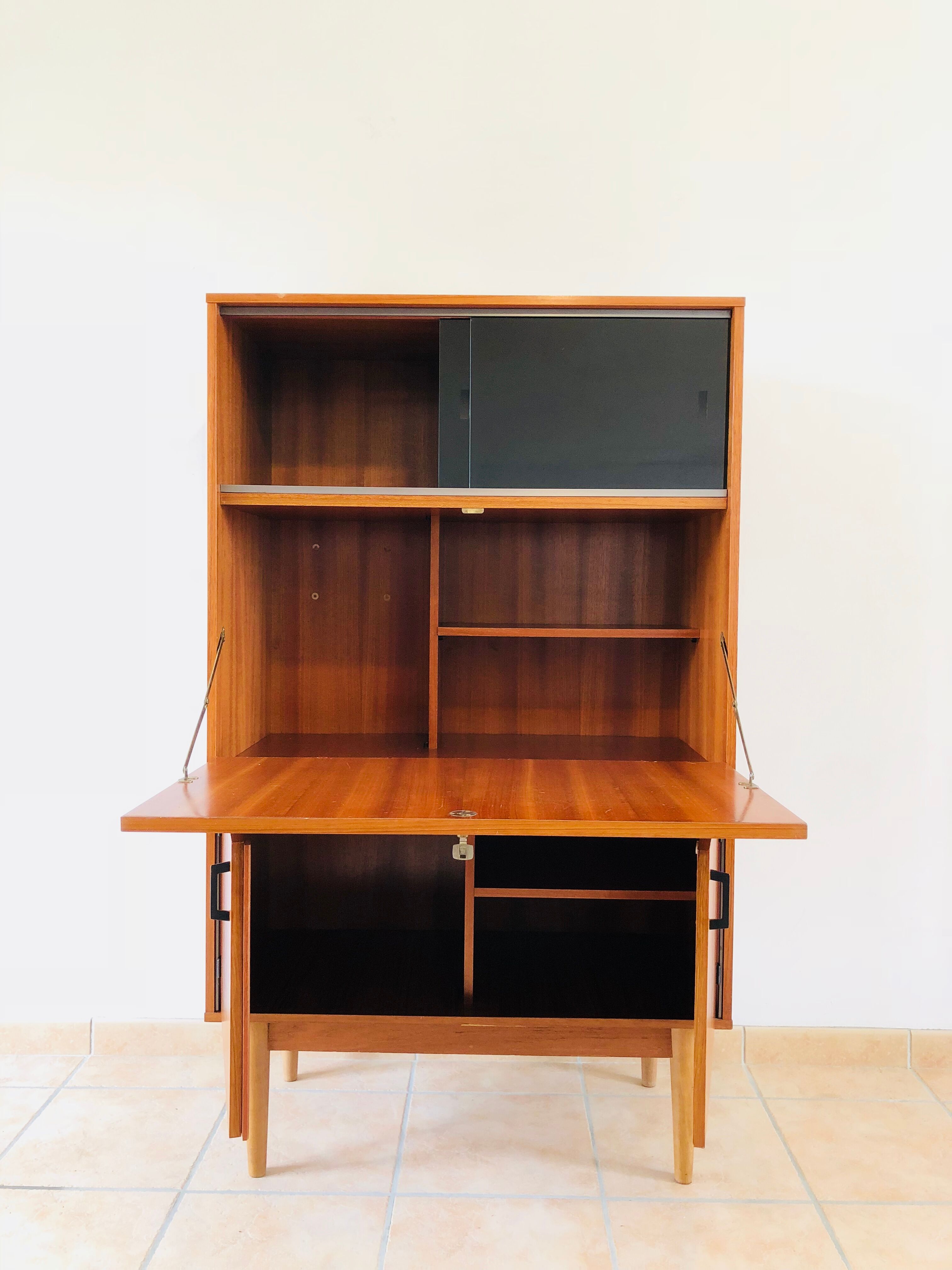1960 teak writing desk