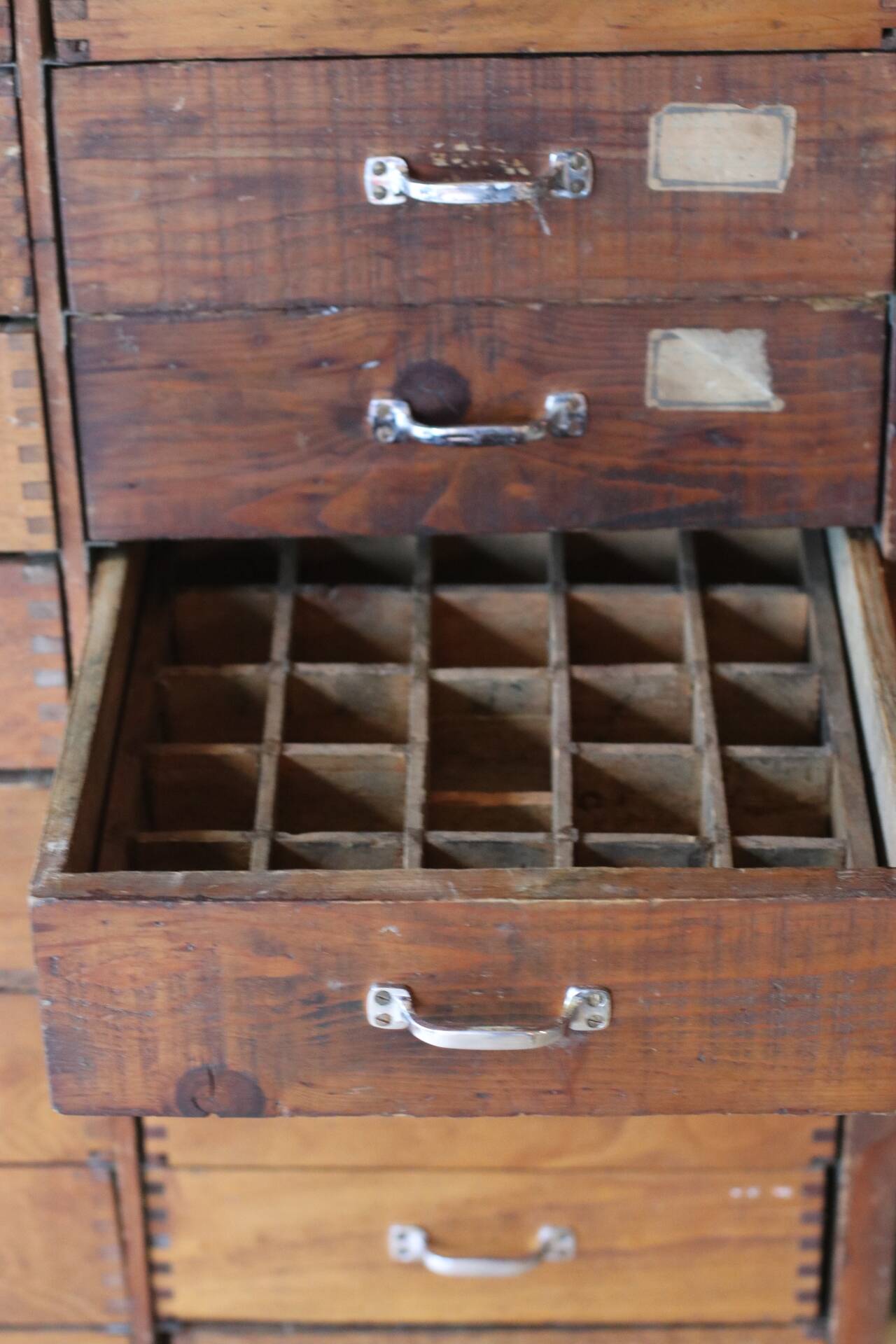 Craft cabinet with drawers