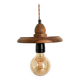 Vintage wooden pendant light