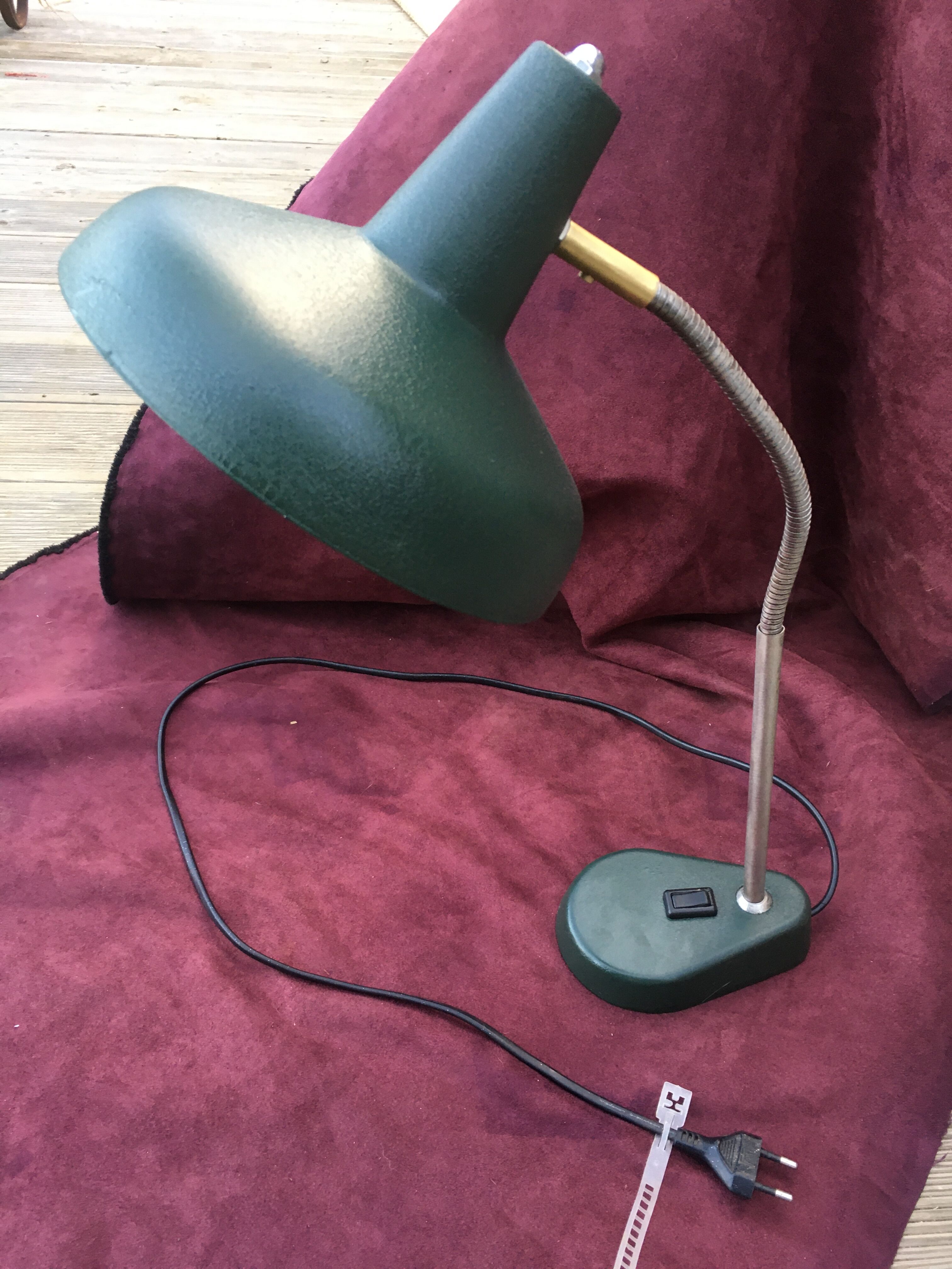 Floor lamp, articulated year 50' Aluminor