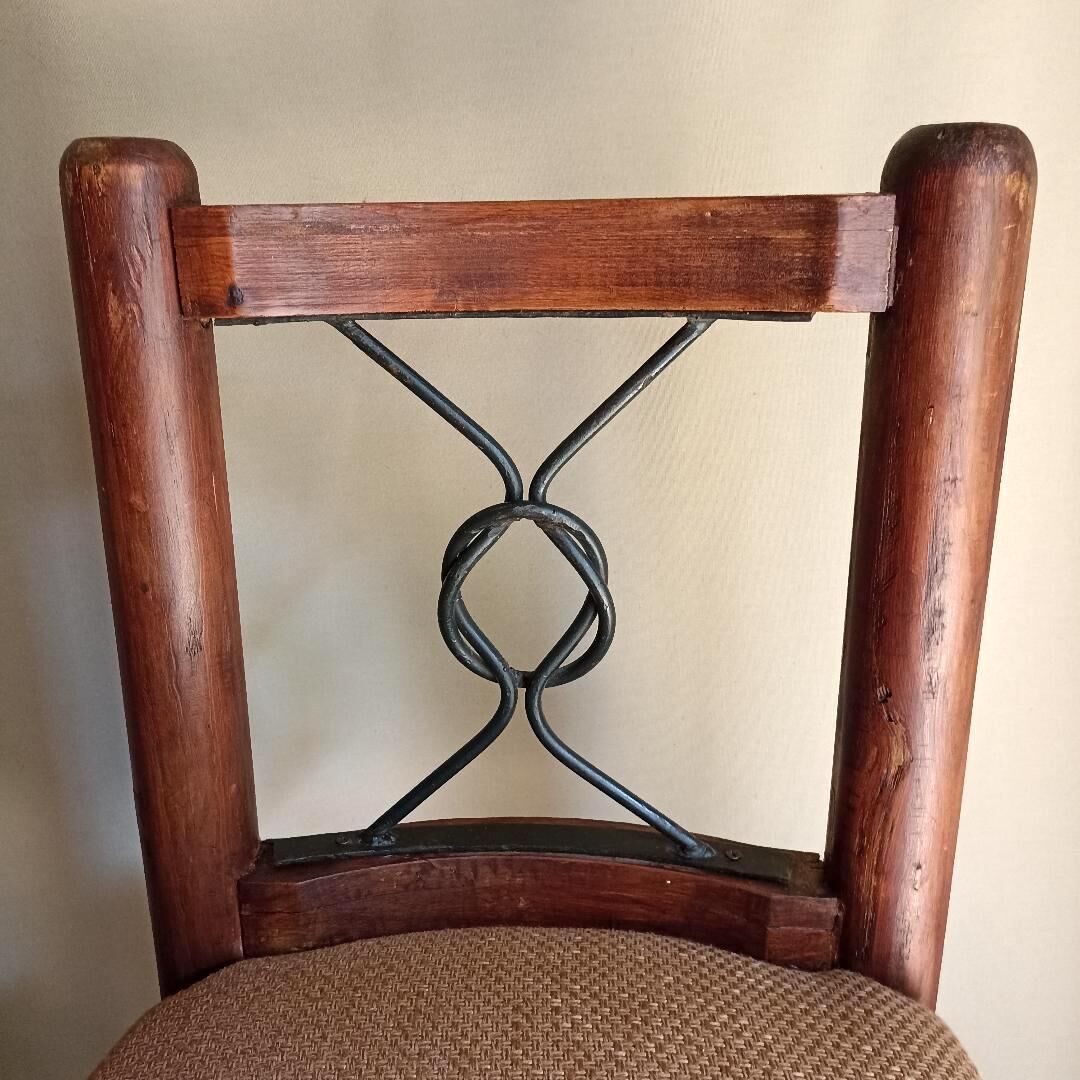 Pair of brutalist chairs