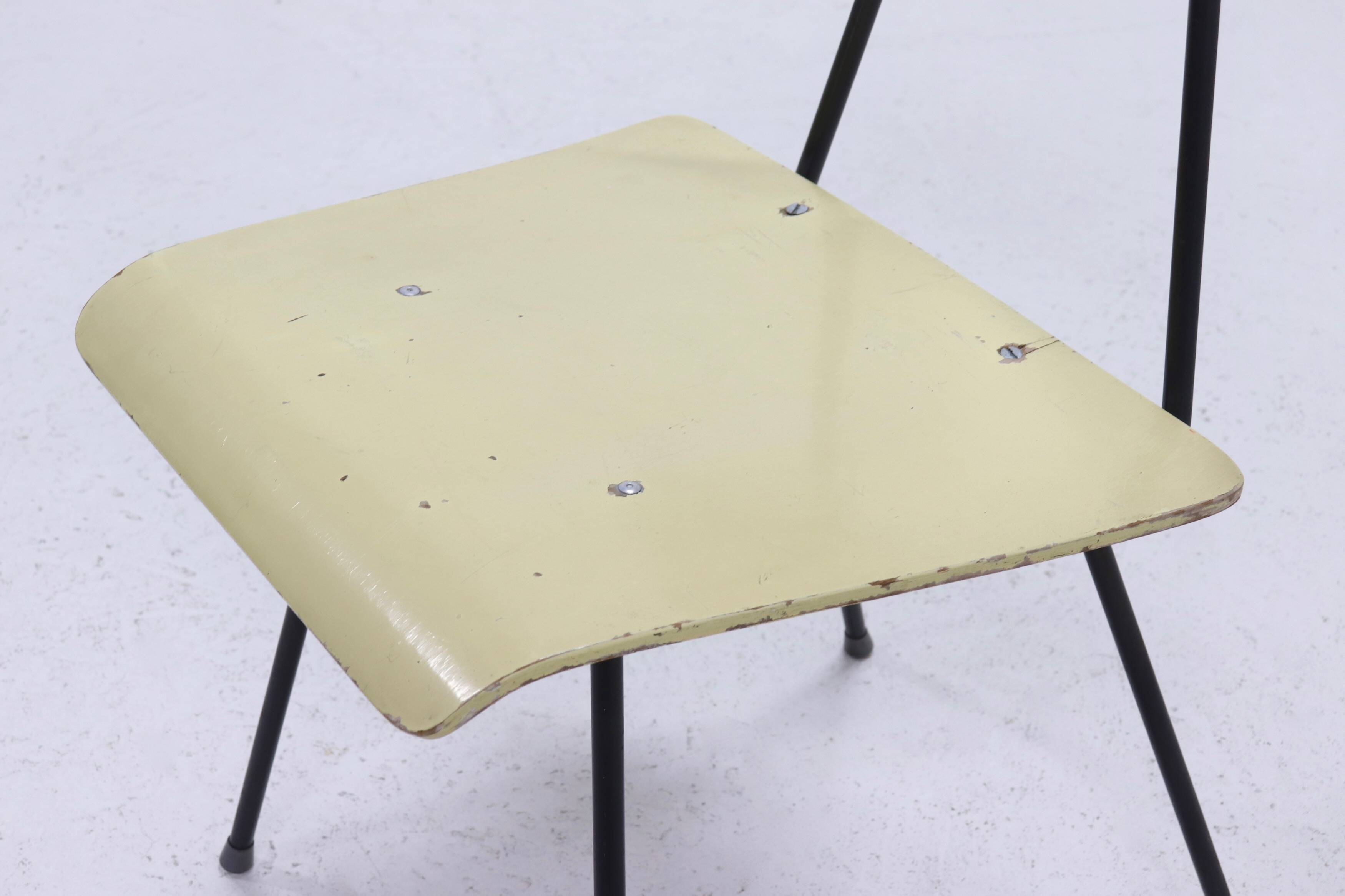 Rare Side Chair by Rob Parry for Dico Netherlands 1950s