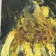 Expressionist painting "The Sunflowers" — Oil on canvas by Cécile O
