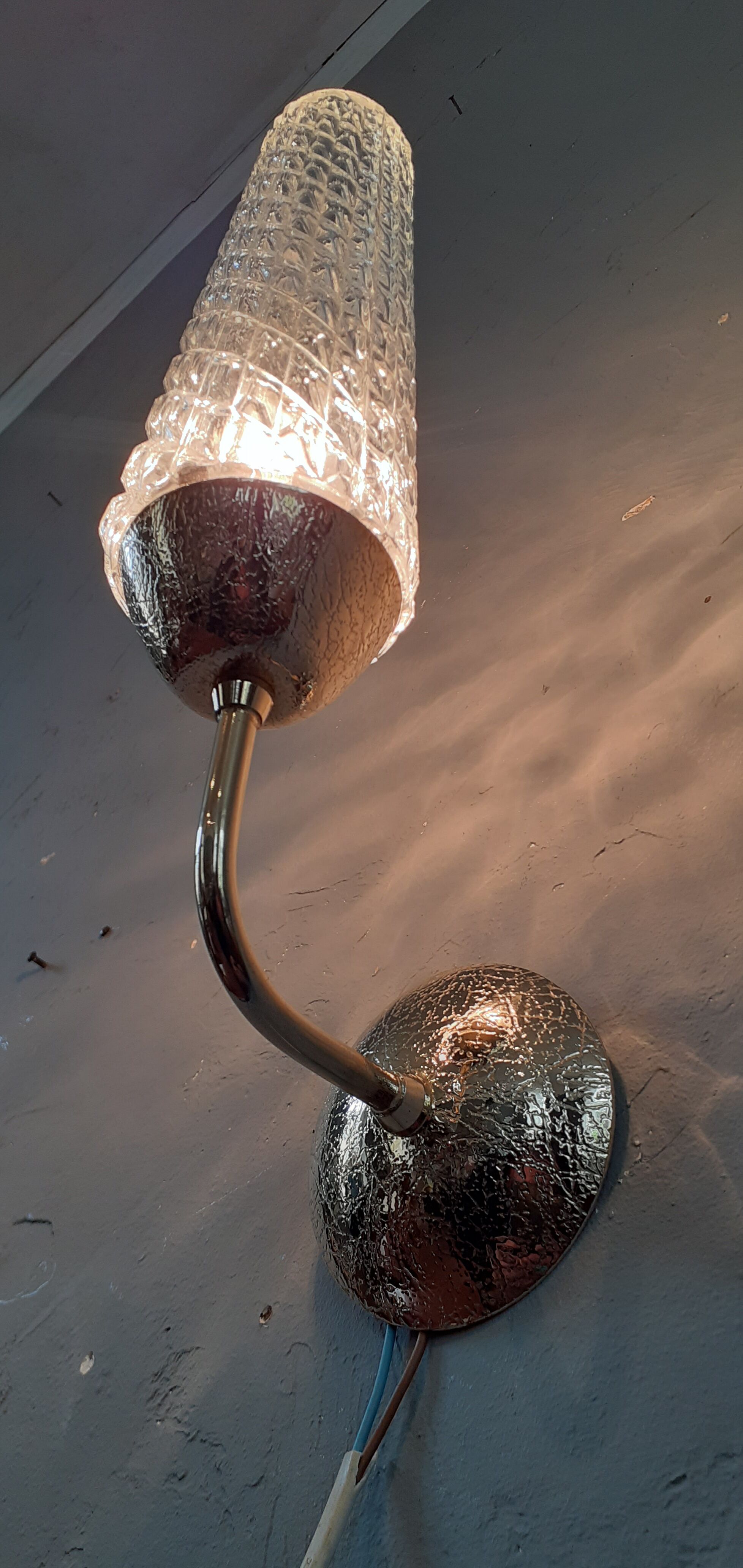 Pair of wall lamps year 60 vintage