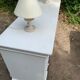 Dresser/set of drawers and its table lamps