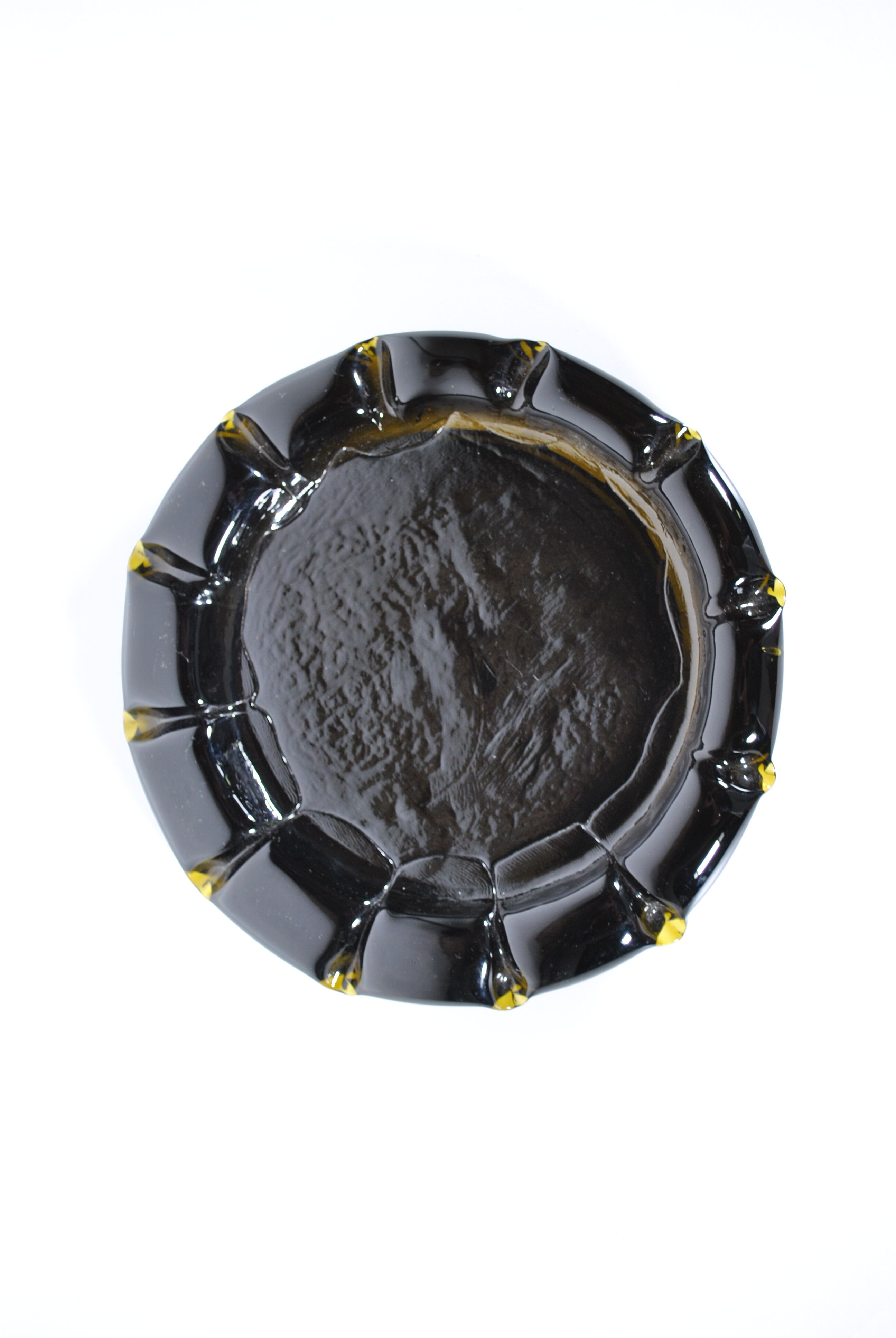 Empty pocket or ashtray in glass 1970