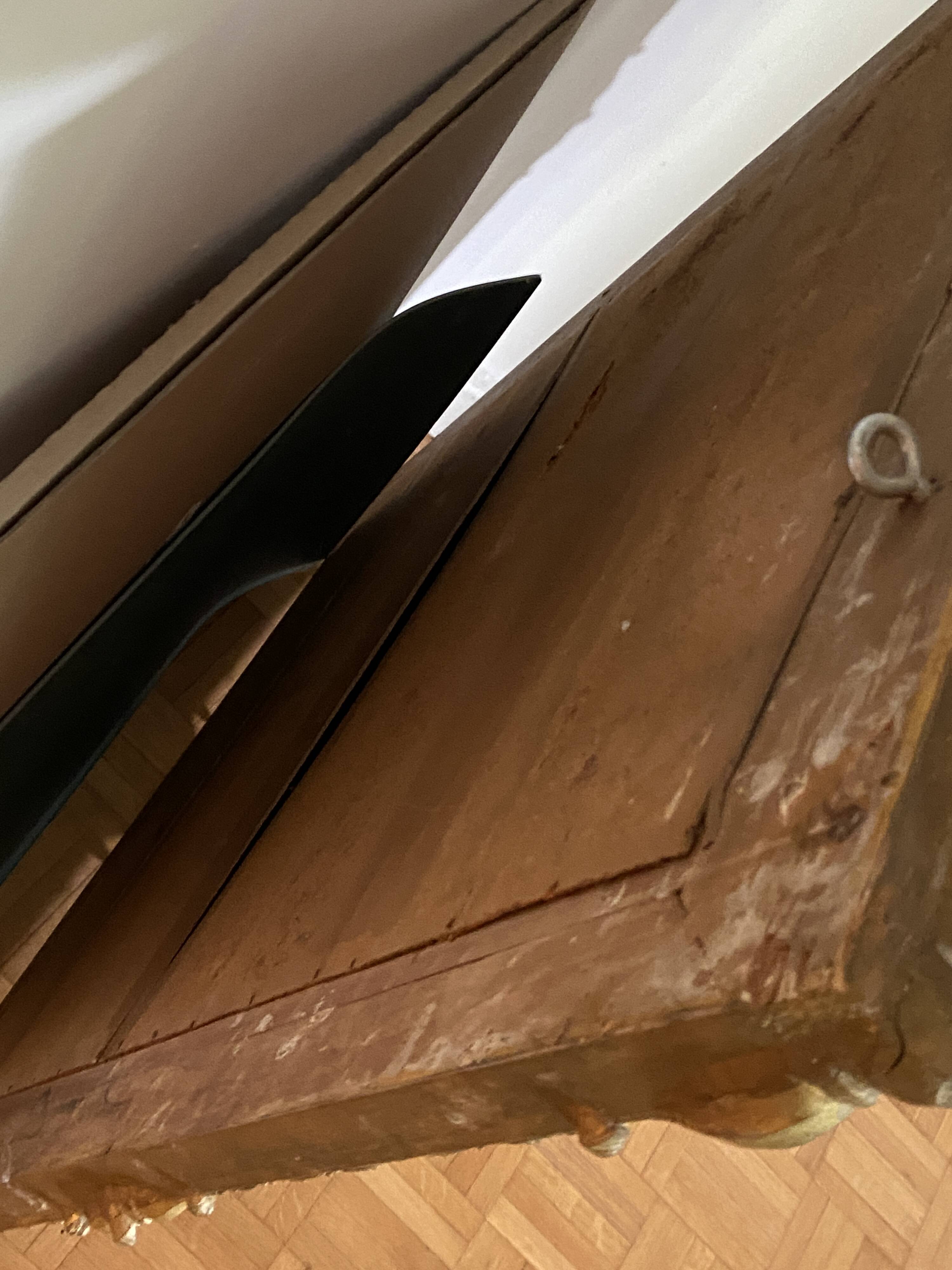 Antique gilded mirror