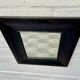 Vintage Wall Mirror Black Wooden Frame 33x36cm