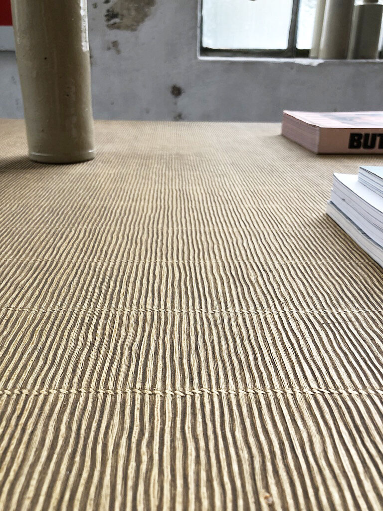 Vintage rattan meal table