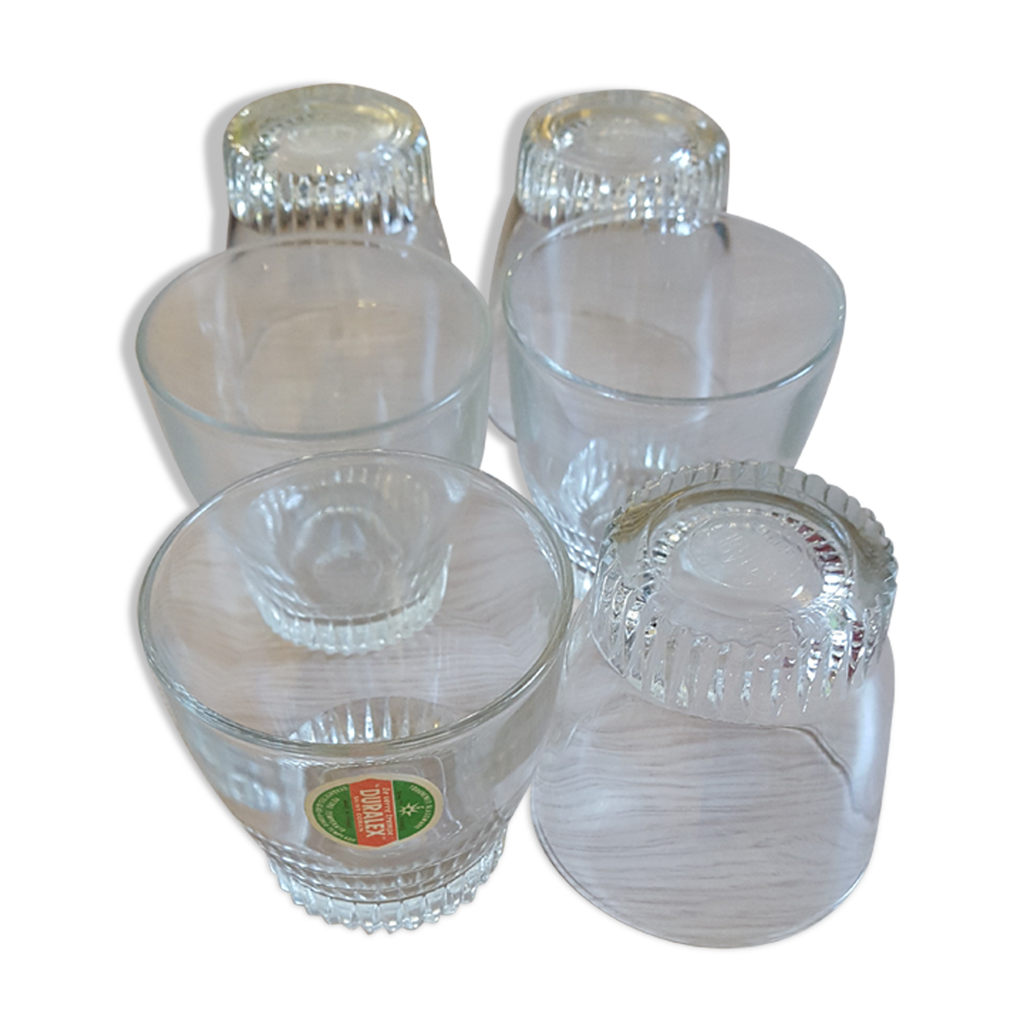 Set of 6 Duralex glasses