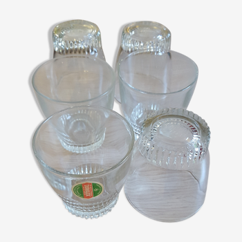 Set of 6 Duralex glasses