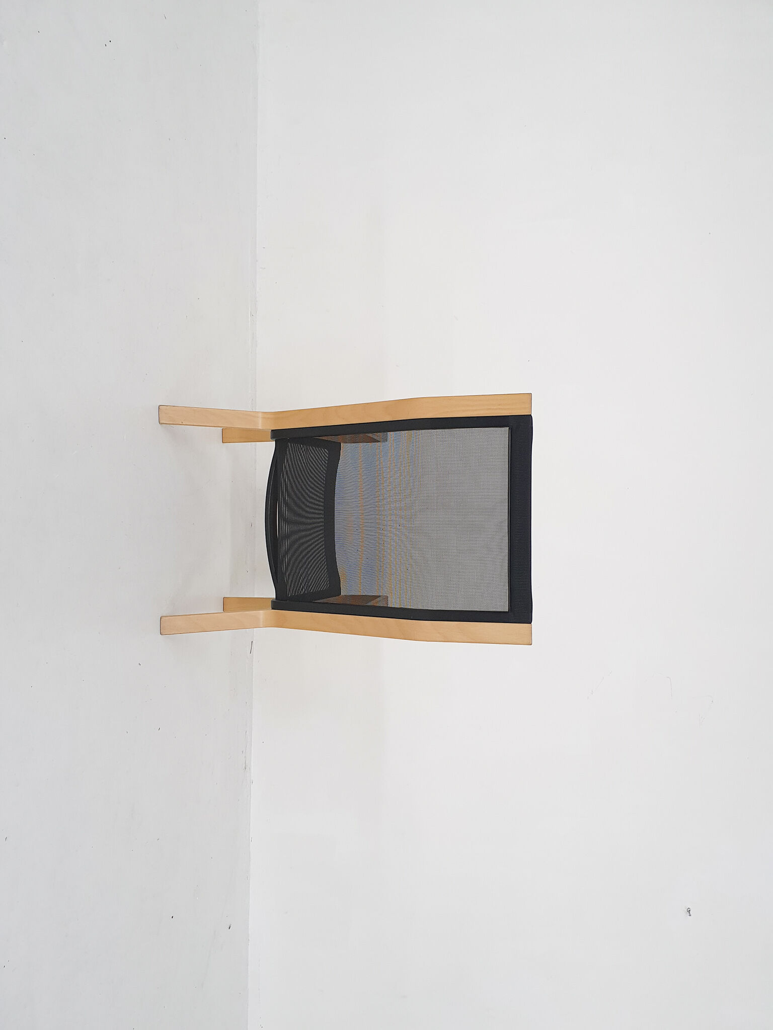 Lamintated beech and gauze design lounge chair