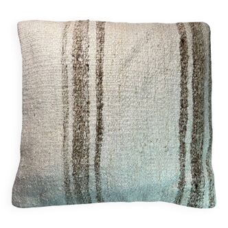 Housse de coussin kilim turc vintage, 60 x 60 cm