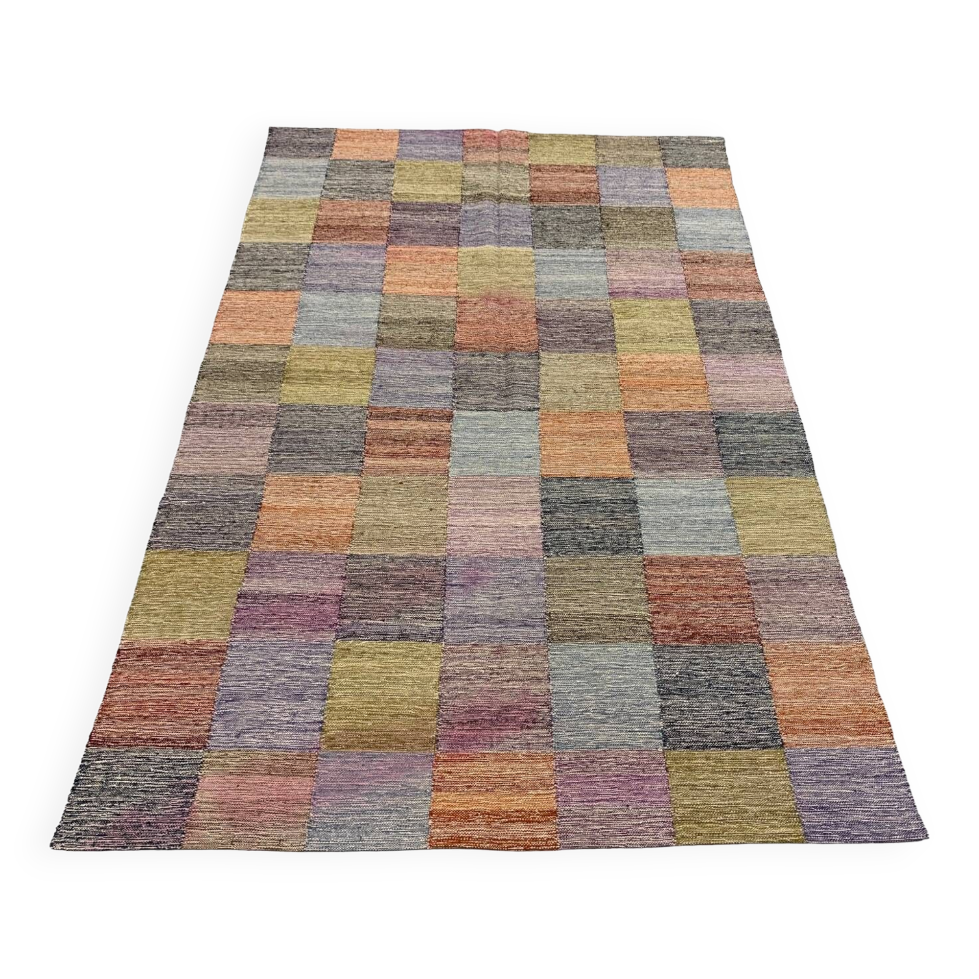 Handmade checkered kilim