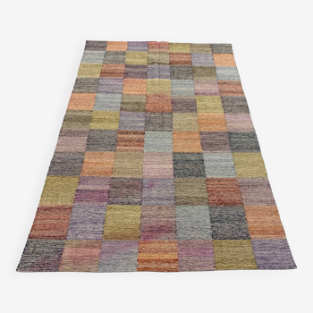 Handmade checkered kilim